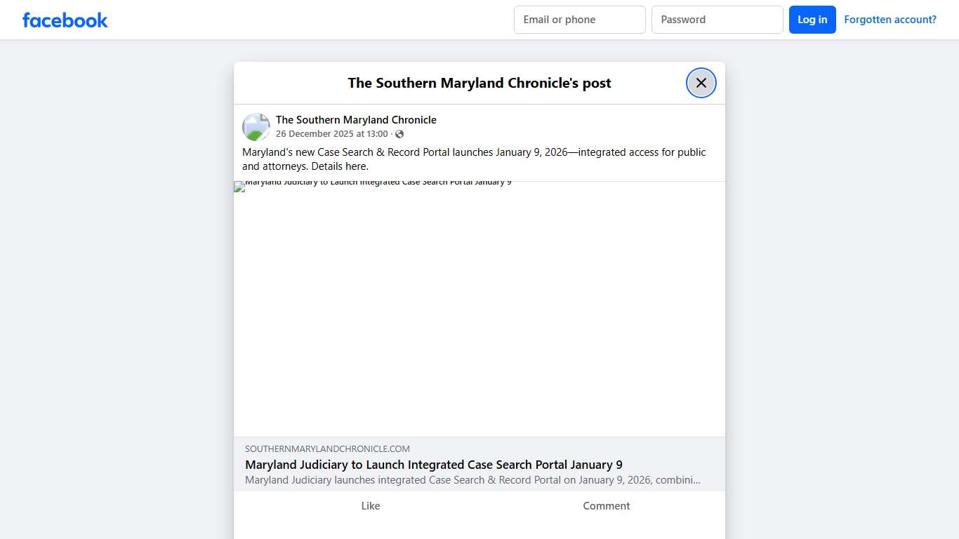 Maryland's new Case... - The Southern Maryland Chronicle | Facebook