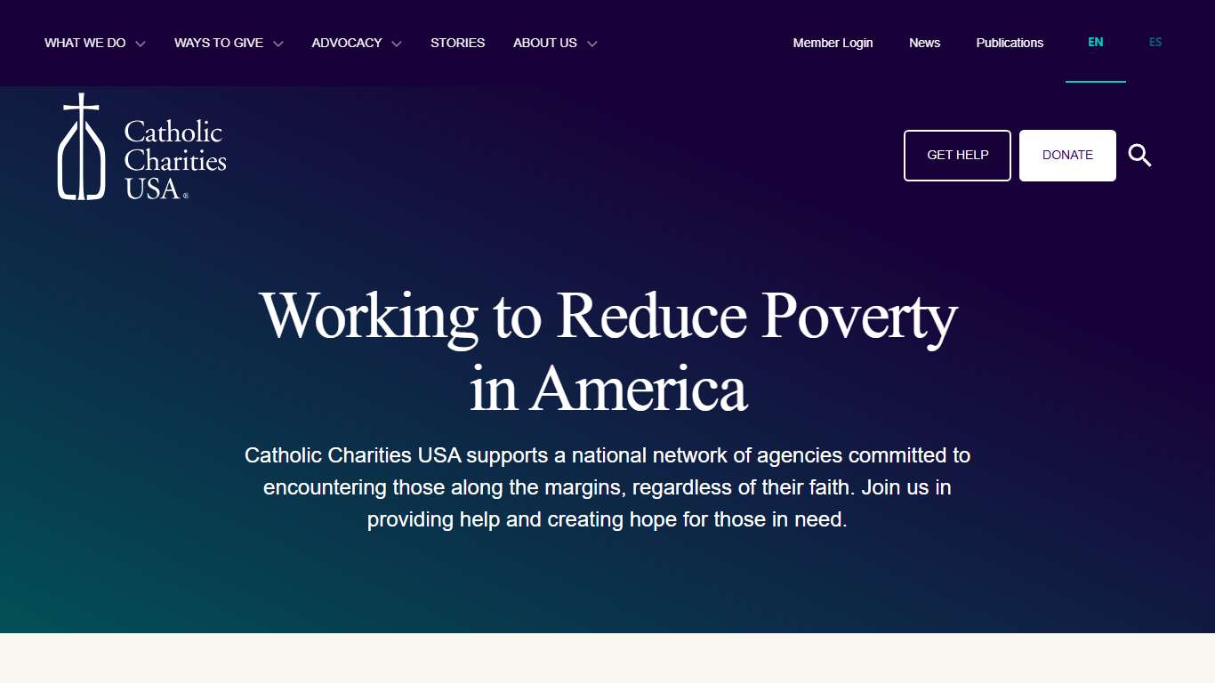 Working to Reduce Poverty in America - Catholic Charities USA