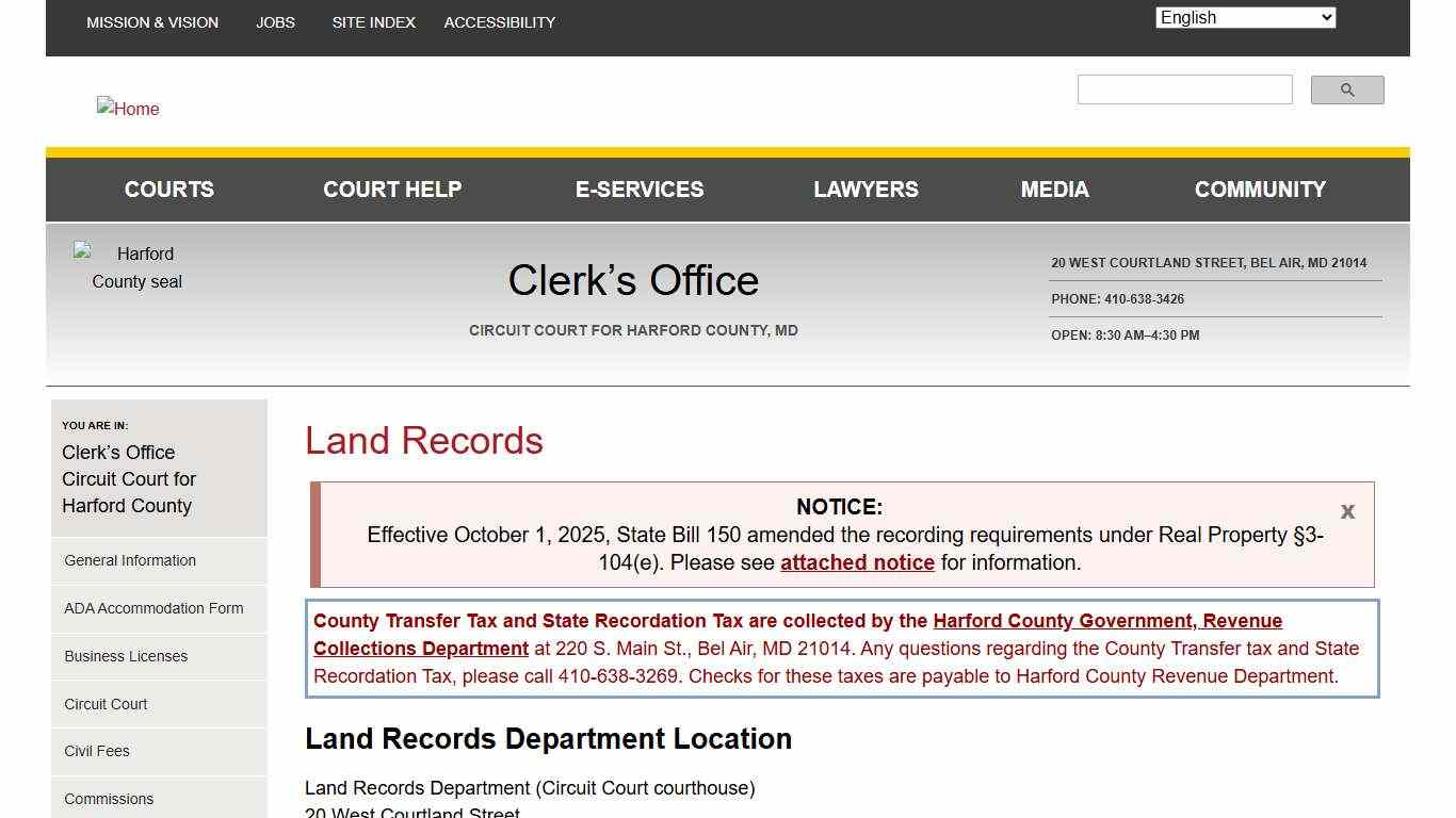 Land Records | Maryland Courts